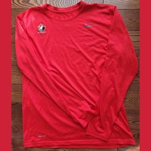 Nike Dry-Fit Team Canada Long Sleeve Athletic Shirt
